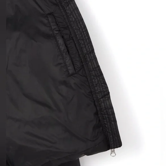 🥰🥰🥰La CANADIENNE black jacket/puffer/parka size L - Picture 7 of 8